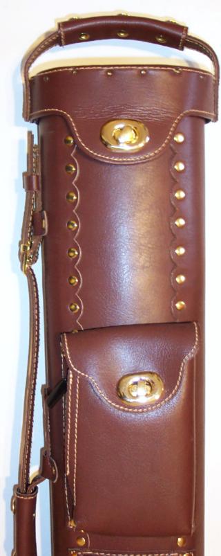 New Instroke Cowboy 2x4 Chestnut Leather Case, ISC24 CH  