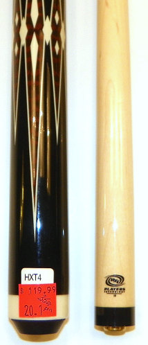 Players Cue HXT4 Low Deflection Technology Cue FREE 1x1, Joint Caps 